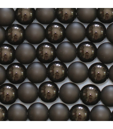 BeauMonde Bijoux - Onyx 8mm environ mat + brillant A Brésil