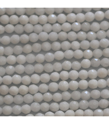 BeauMonde Bijoux - Quartzite 4 mm perle ronde facettée A+ Brésil