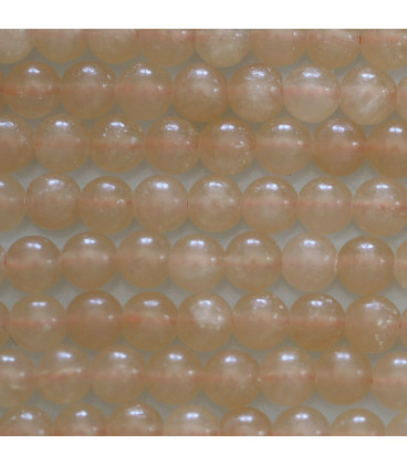 BeauMonde Bijoux - Calcite Miel 6mm perle ronde naturelle A+ Mexique