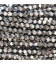 Hematite silver 3 mm large faceted round bead China