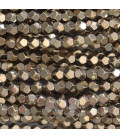 BeauMonde Bijoux - Hématite dorée 4 mm perle ronde grandes facettes Chine