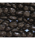 Black tourmaline about 6/8mm irregular nugget Brazil - BeauMonde Bijoux