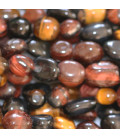 BeauMonde Bijoux - Oeil de tigre 3 couleurs 6/8mm environ nugget irrégulier (tigre/taureau/faucon) Afrique du sud