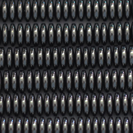 Hematite 2x6.3/6.6 narrow smooth rounded washer - BeauMonde Bijoux