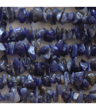 BeauMonde Bijoux - sodalite 4/6 mm environ chips Afrique
