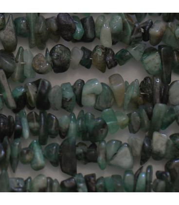 BeauMonde Bijoux - Emeraude 4/6 mm environ chips Brésil