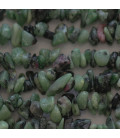 Rubyzoisite 4/6 mm environ chips Tanzanie