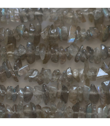BeauMonde Bijoux - Labradorite 4/6 mm environ chips Afrique