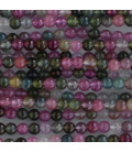 Tourmaline mixed about 2 mm round AA quality India