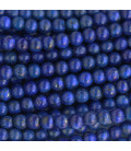 Lapis lazuli 4 mm round bead Afghanistan