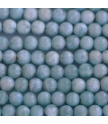 Larimar 4 mm round bead - BeauMonde Bijoux