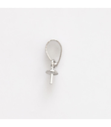 Swivel 10 mm with peak and plateau of 5 mm Silver 925 - BeauMonde Bijoux