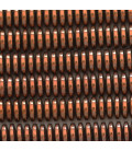 Hematite 2x6 mm round washer smooth narrow copper