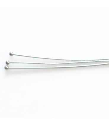 Nail 50 mm wire 0.6 mm with stainless steel bead - BeauMonde Bijoux