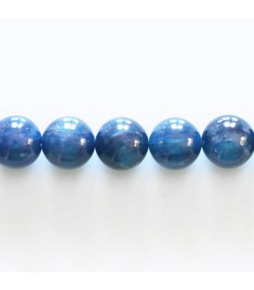 Kyanite 10 mm round bead quality AA Brazil - BeauMonde Bijoux