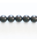 Shungite 10 mm round bead A Russia - BeauMonde Bijoux