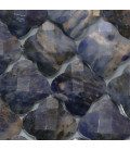 Sodalite 13 mm fleur facettée A Afrique du Sud