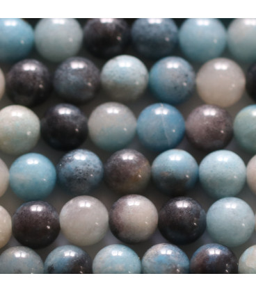 BeauMonde Bijoux - Trolleite 8 mm perle ronde A Brésil