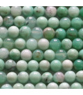 BeauMonde Bijoux - Chrysoprase 6 mm environ perle ronde A+ Brésil