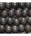 Bois ébène sauvage (Kamagong) 10 mm environ perle ronde Indonésie