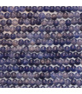 BeauMonde Bijoux - Sodalite 3 mm environ perle ronde mixte Afrique du Sud