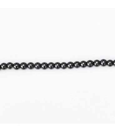 BeauMonde Bijoux - Hématite 4 mm environ perle ronde qualité extra