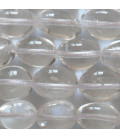 BeauMonde Bijoux - Cristal de roche 12x16mm environ nugget allongé A+ Brésil