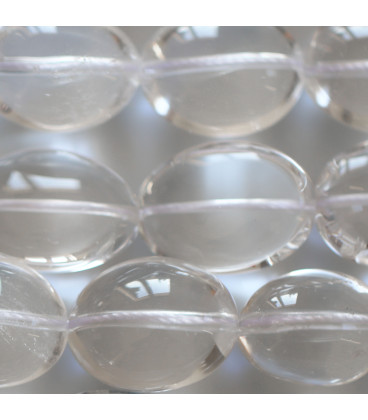 BeauMonde Bijoux - Cristal de roche 15x20 mm environ nugget allongé A+ Brésil