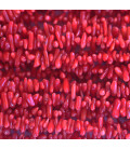 Sea bamboo stick about 2x7/2.4x10 mm tinted red Pacific - BeauMonde Bijoux
