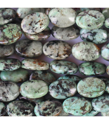Turquoise 10x14 mm oval A Africa - BeauMonde Bijoux