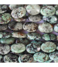 Turquoise Afrique ovale A- 10x14 mm environ