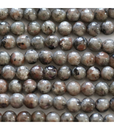 Yooperlite 6 mm round bead USA - BeauMonde Bijoux