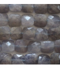 Iolite 10x10 mm square faceted Zambia - BeauMonde Bijoux
