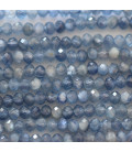 Kyanite 2x3 mm faceted washer Brazil
