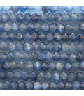 Kyanite 3x4 mm faceted washer Brazil