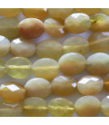 Opal yellow 8x10 mm oval faceted Africa