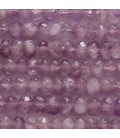 BeauMonde Bijoux - Améthyste lavande 3/4x6 mm environ rondelle facettée A Madagascar