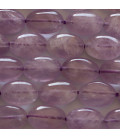 Lavender amethyst 8X12mm flat oval Madagascar