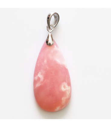 BeauMonde Jewelry - Opal pendant about 14x29 mm drop AA quality 925 silver bail Brazil