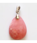 Opal pendant about 13x21 mm drop AAA quality silver 925 Brazil