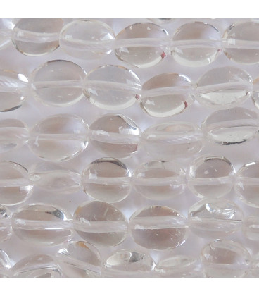 BeauMonde Bijoux - Cristal de roche 10x12/14 mm environ nugget allongé irrégulier A Brésil