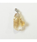 Citrine pendant A about 15x25 mm raw form Brazil