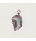 BeauMonde Bijoux - Pendentif fluorite AA 11.80x19 environ pierre brute Afrique du Sud