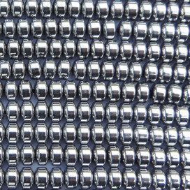 Hematite about 3/4X6 mm smooth silver washer