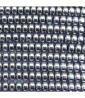 Hématite argentée 3/4x6 mm environ rondelle lisse