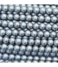 Hematite matt silver 4/4.2 mm round bead hole of about 1 mm