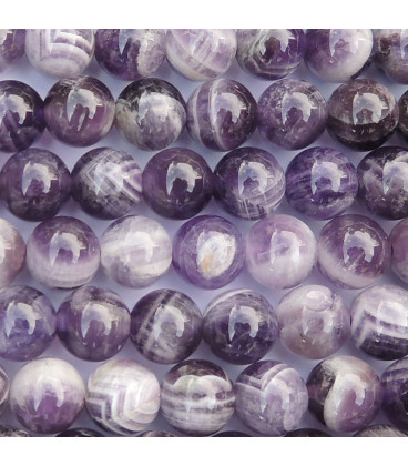 Amehtyste 7.8/8.3mm white mixed round pearl - BeauMonde Bijoux