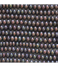 Perle de culture d'eau douce 3x4.5 mm environ blanche rondelle qualité A Chine