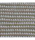 Perle de culture d'eau douce 3x4.5 mm environ blanche rondelle qualité A Chine - BeauMonde Bijoux