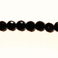 Perles de verre 8mm facetée noir